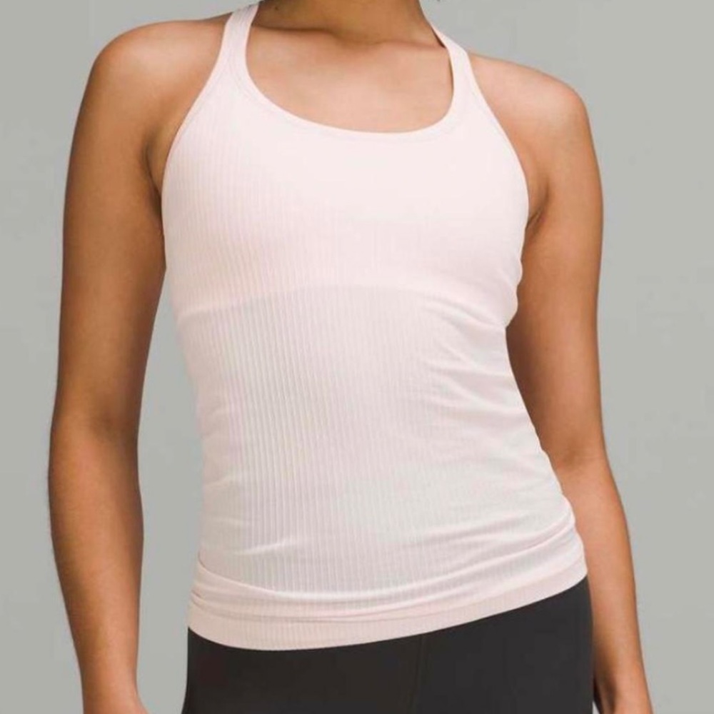 Strawberry Milk Shake Lululemon Yoga Ebb To Street Tank Top